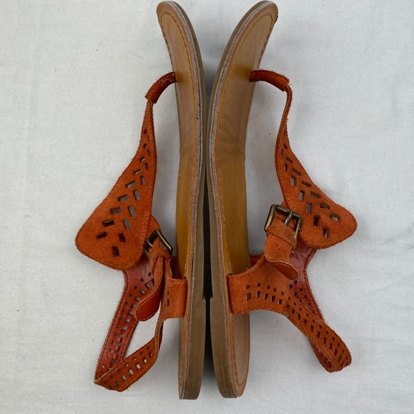 14th & Union Suede Thong Sandals Size 6 - Picture 9 of 15